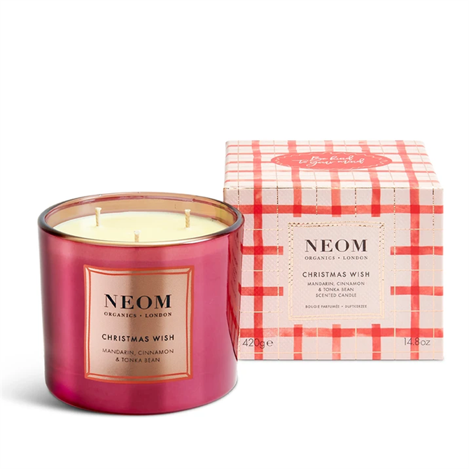 Neom Organics Christmas Wish Scented Candle 3 Wick